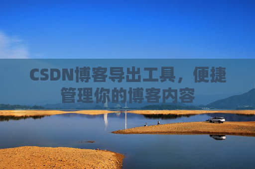 CSDN博客导出工具,便捷管理你的博客内容